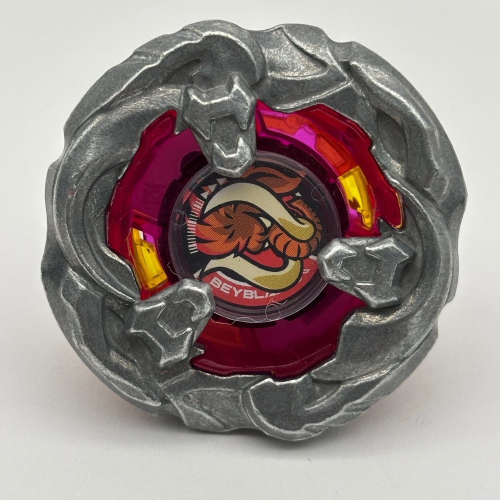 Beyblade X Tusk Mammoth Takara Tomy Metal Pink Bit Ratchet Not OG